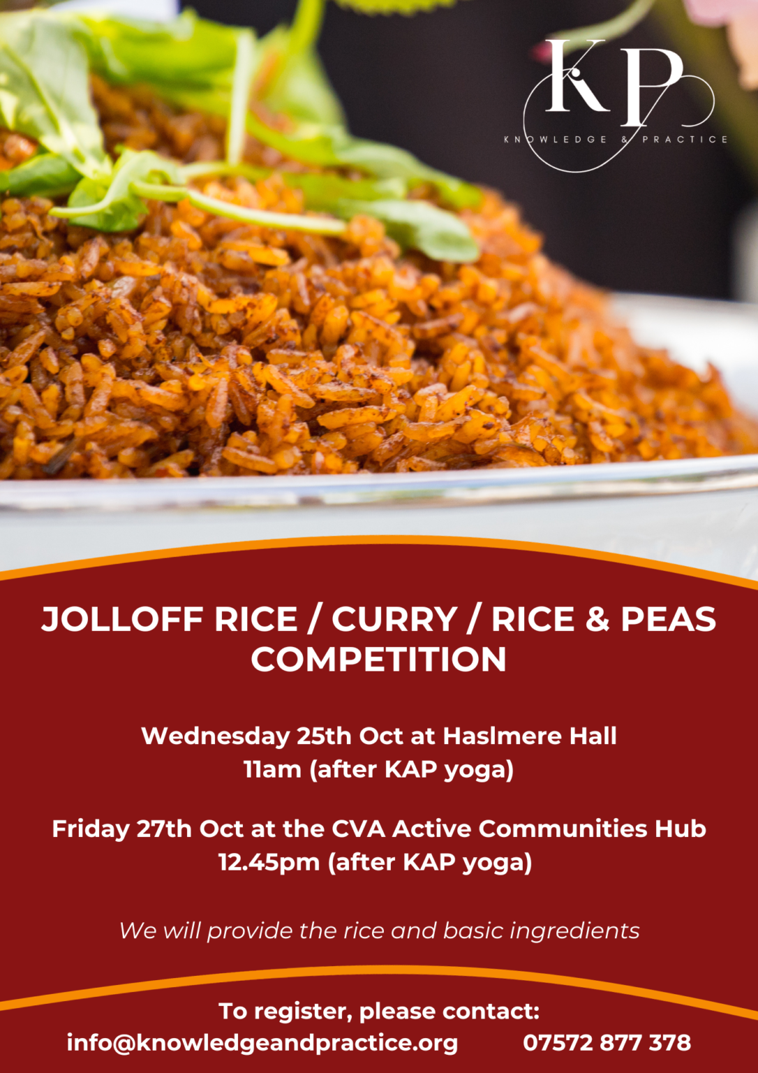 JOLLOF RICE / CURRY / RICE & PEAS COMPETITION! Knowledge and Practice